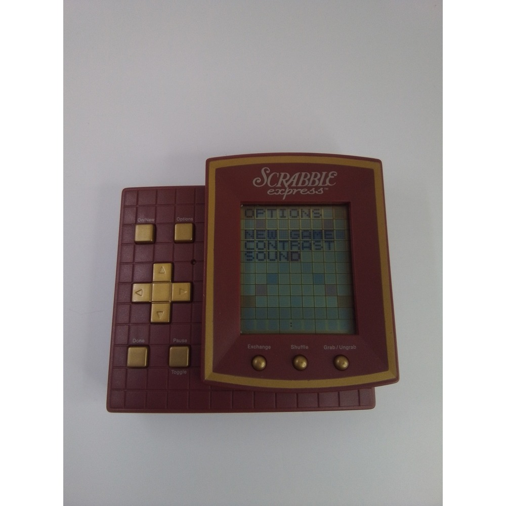 Scrabble Express Handheld Electronic Game 1999 Vintage Tested